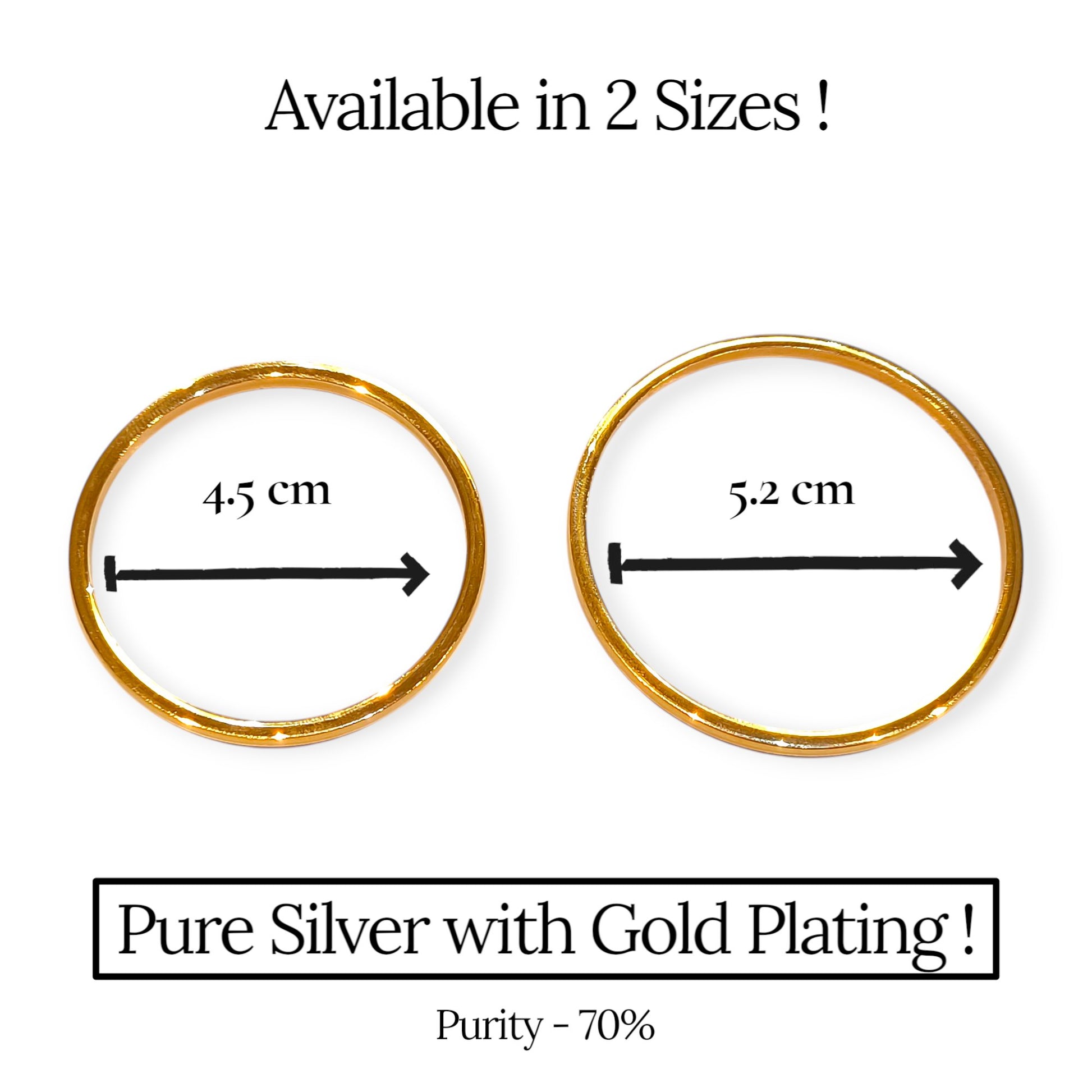 Plain silver kada for baby boys