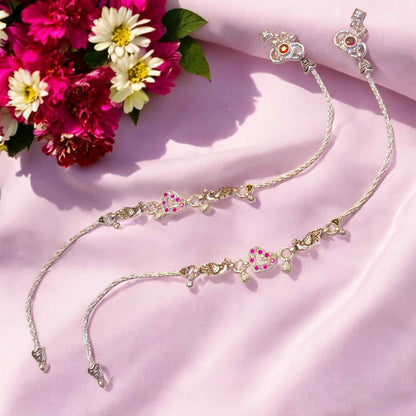 Silver payal under 3000