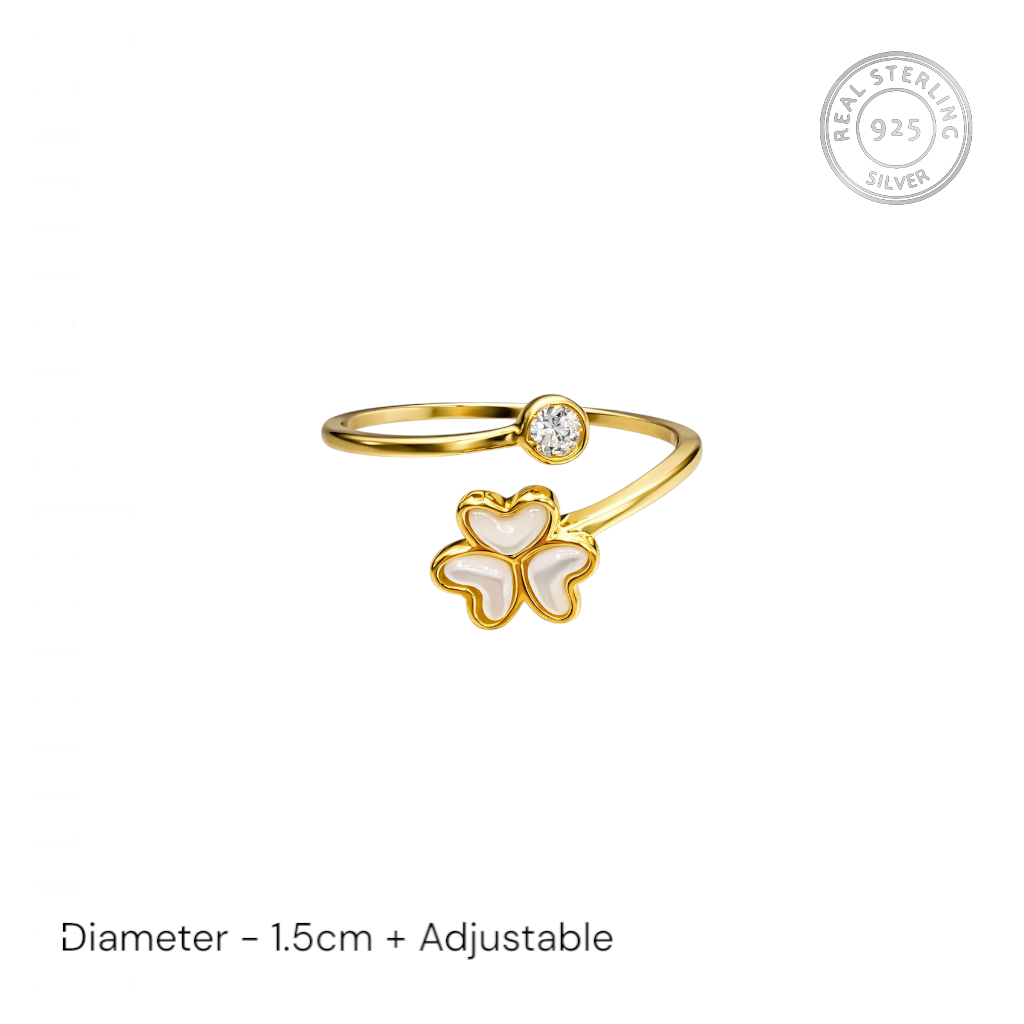 Silver open rings for women