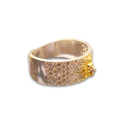 Silver plain ring for men