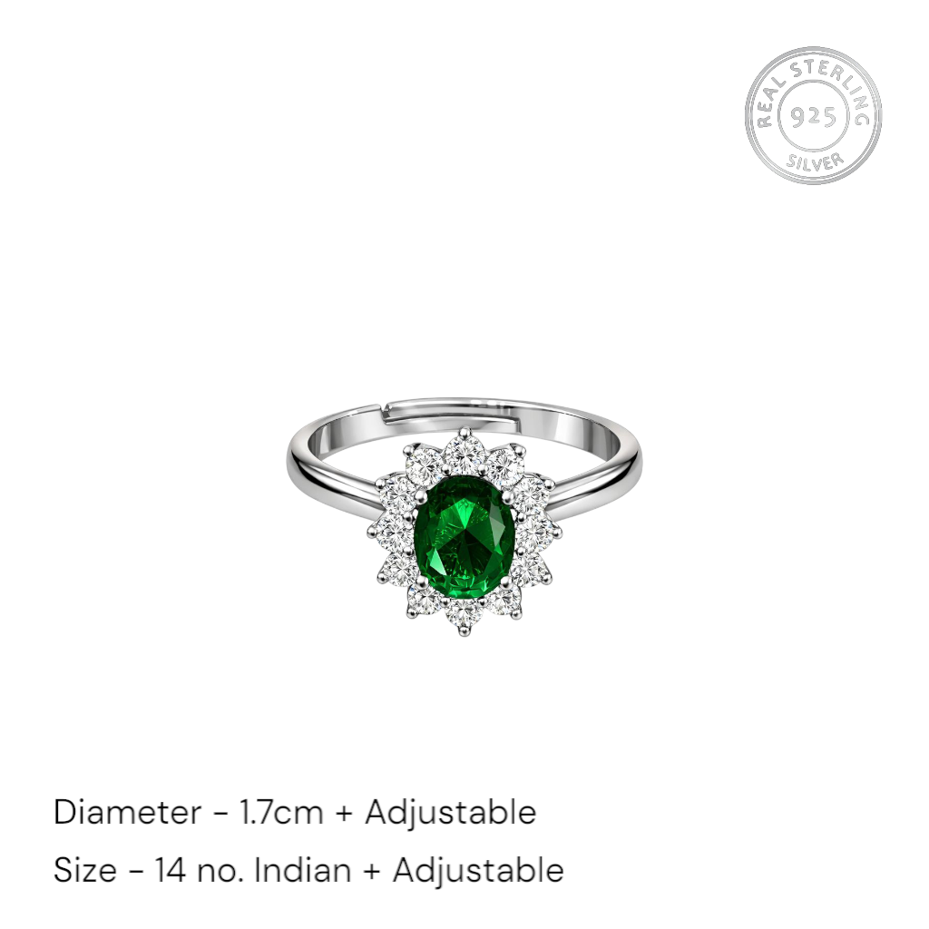 Silver ring latest design for women 