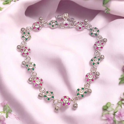 Silver stone payal