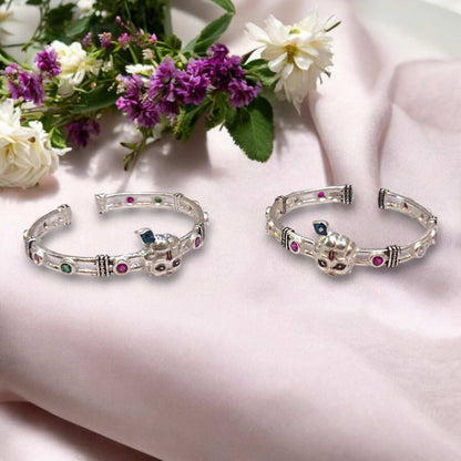 Premium Silver Kanha Ji Kada for Kids