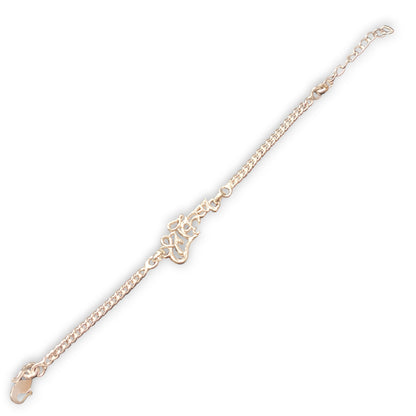 Silver krishna name rakhi