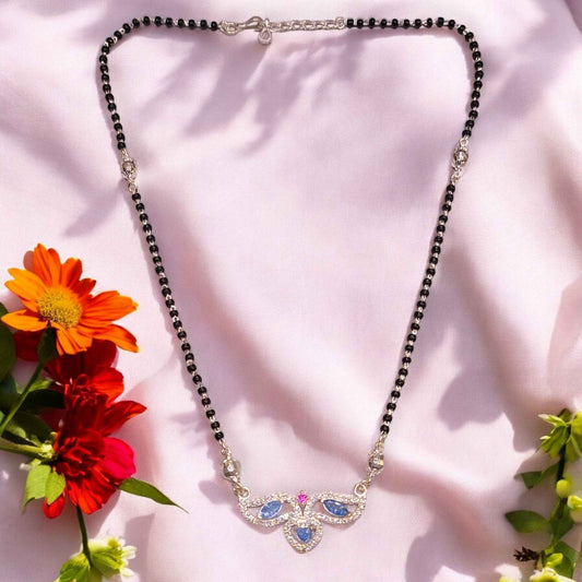 Silver mangalsutra for women