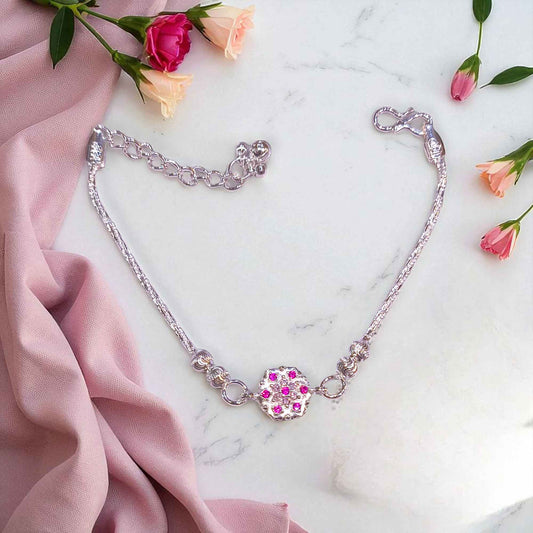 Silver rakhi for Raksha bandhan