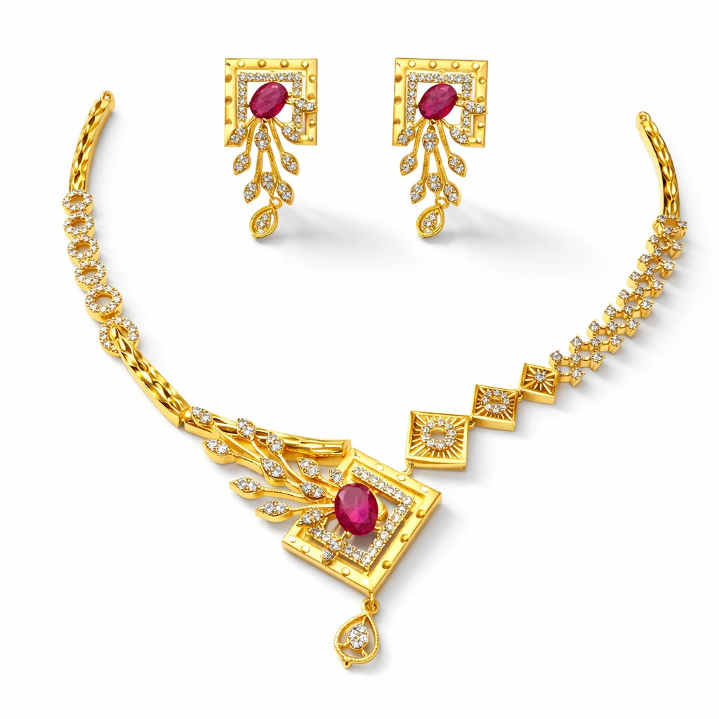 Gold plated necklace - Jauhré