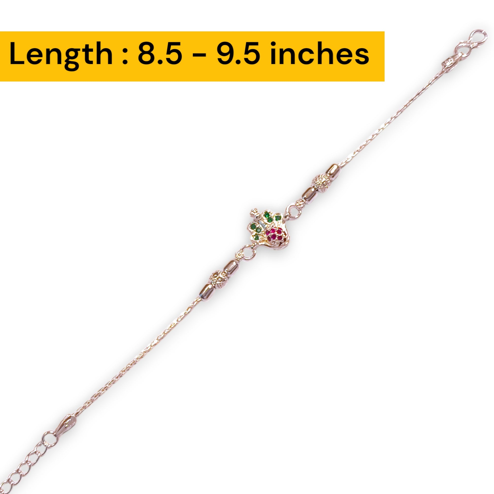 Silver rakhi latest design