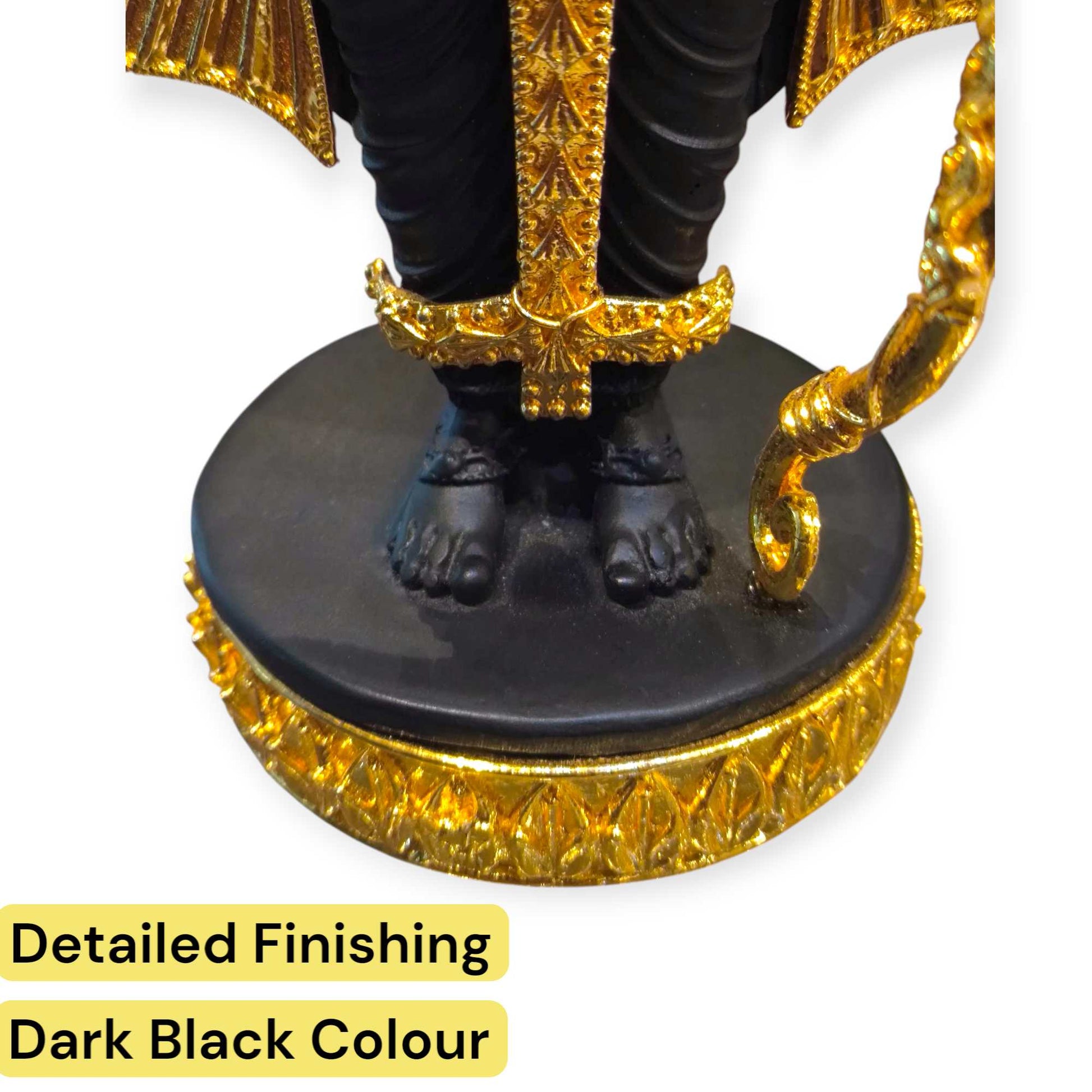 Gold plated Shri Ram idol 