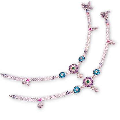 Silver payal under 4000