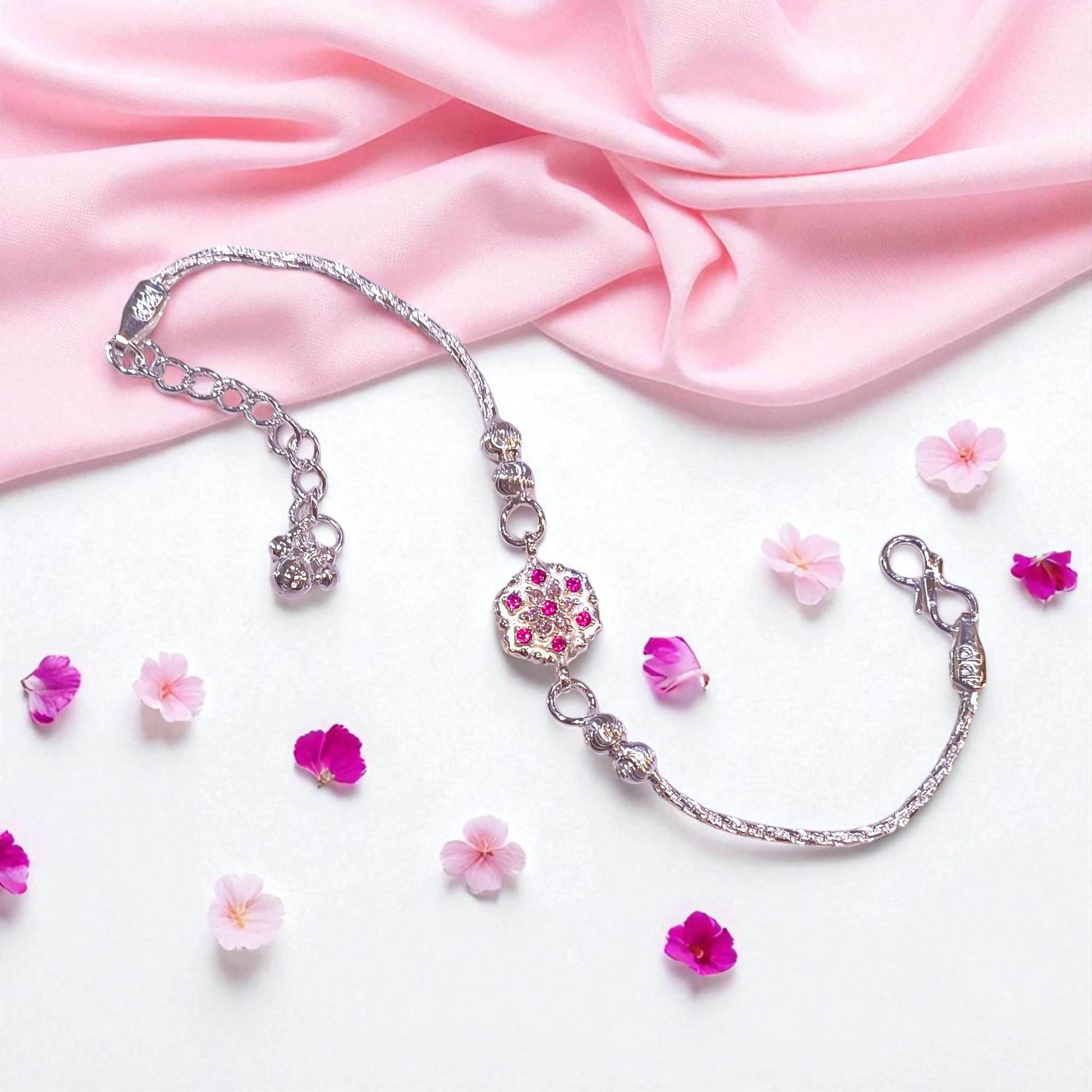 Silver rakhi for brother 