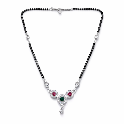 Silver mangalsutra latest design