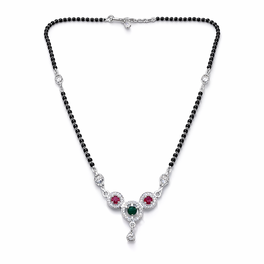 Silver mangalsutra latest design