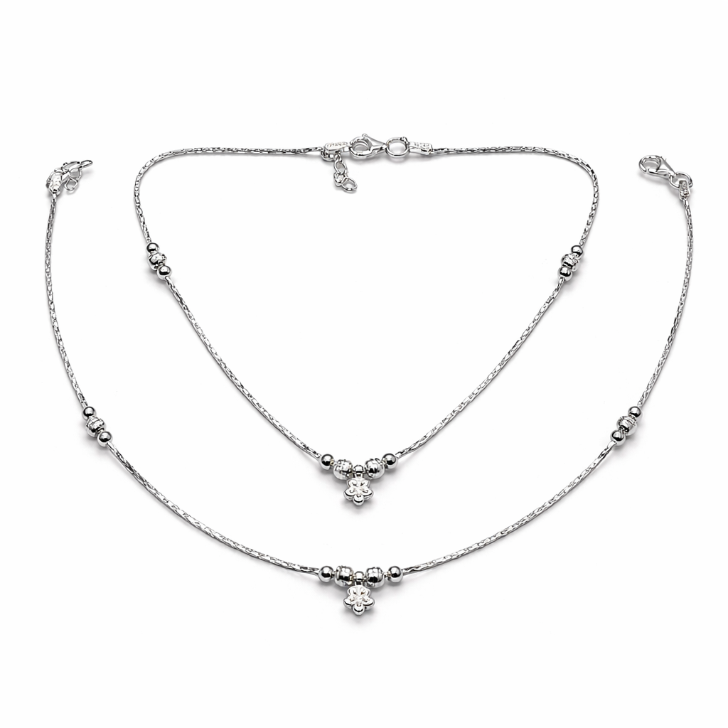 925 silver anklets
