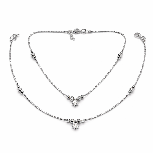 925 silver anklets