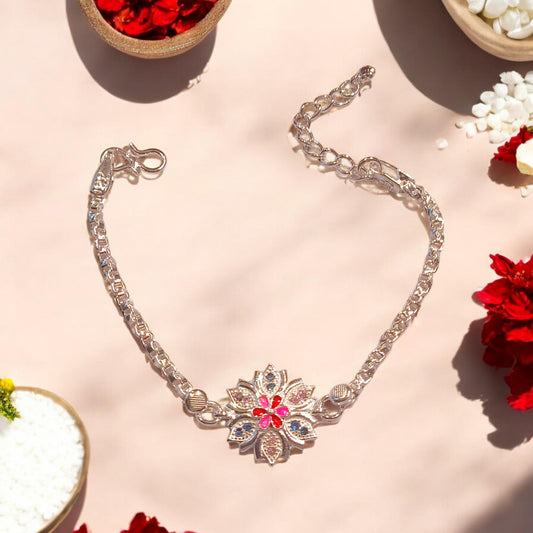 Buy silver rakhi online - jauhari jewellers