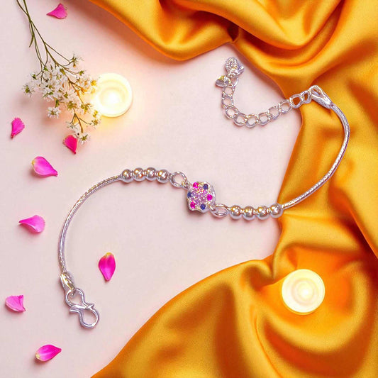 Silver rakhi latest design