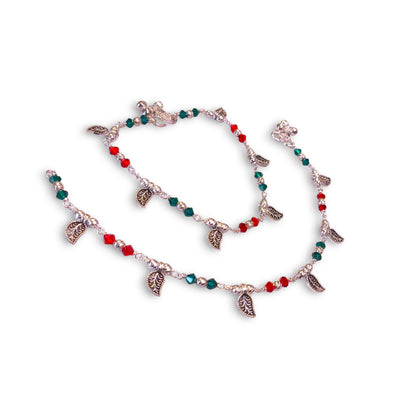 Silver anklets latest design
