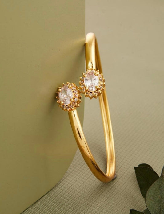 Gold plated kada for girls