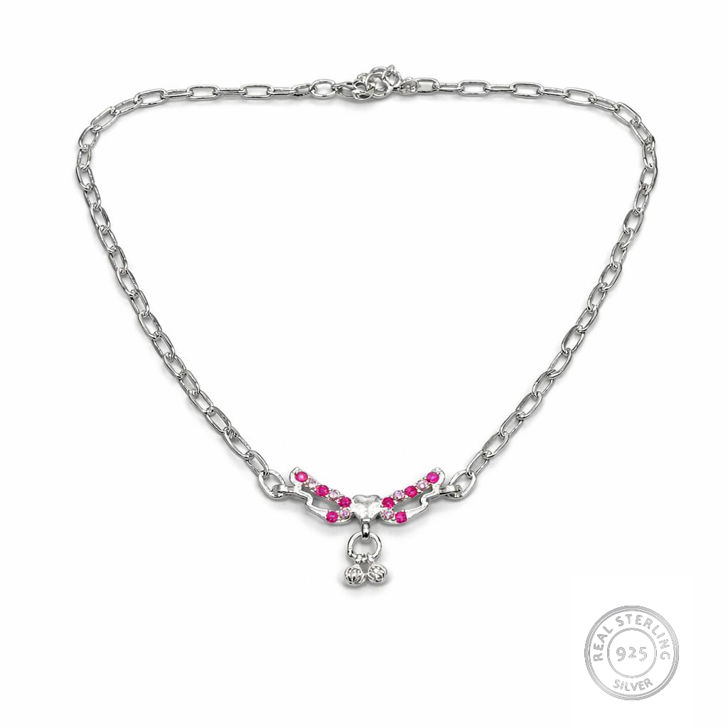 Sterling silver anklets - jauhari jewellers