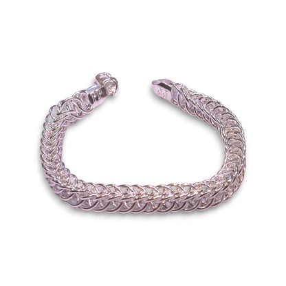 Silver mens bracelet latest design