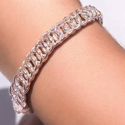 Silver bracelet for boys