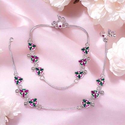 Silver payal for women latest design