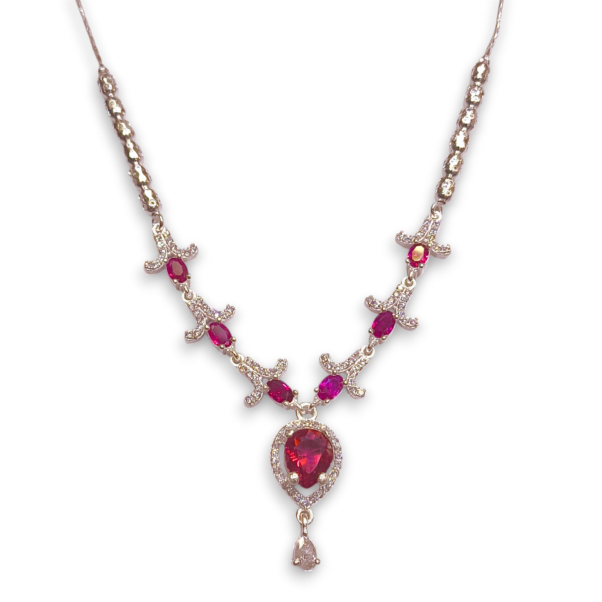 Silver small necklace for women