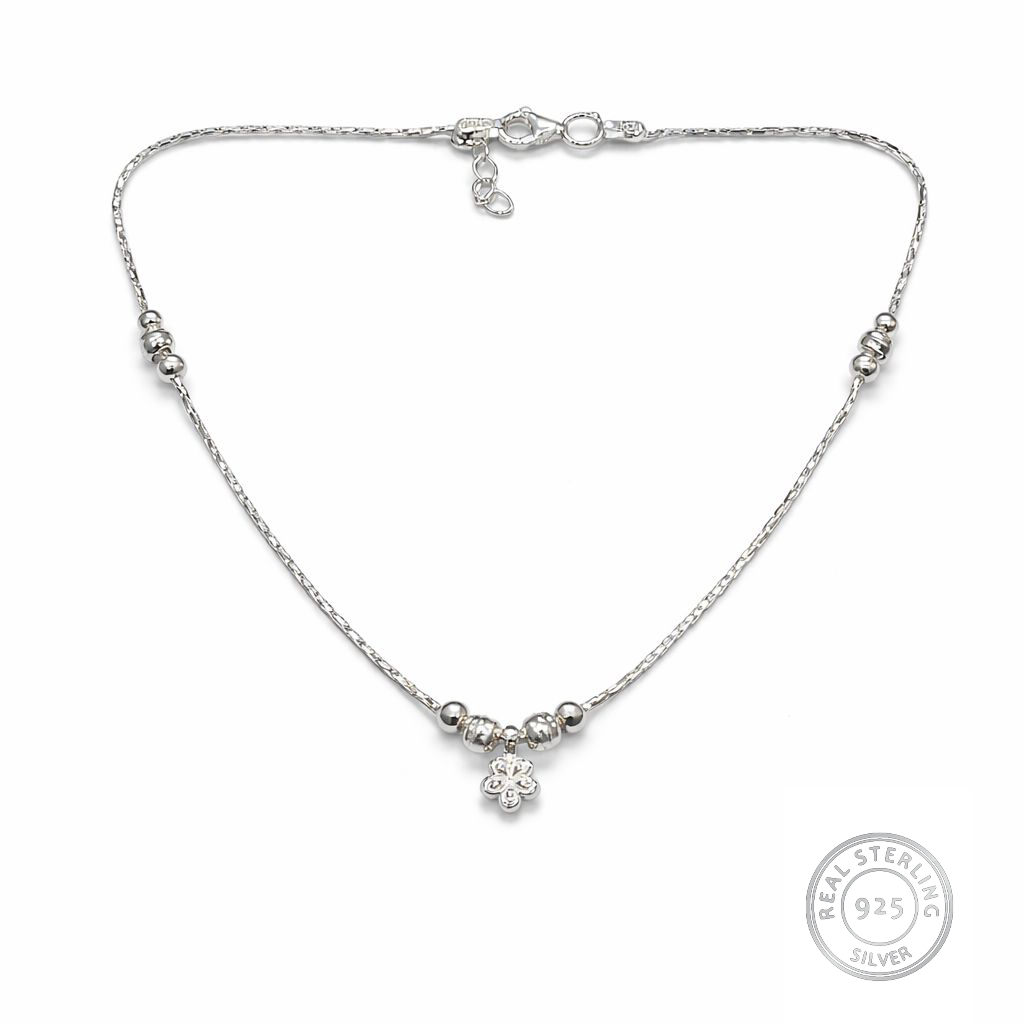 925 silver anklets for girls