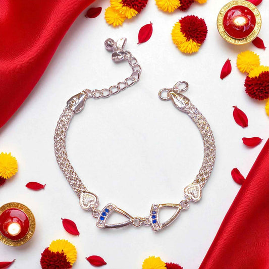 Silver rakhi for brothers