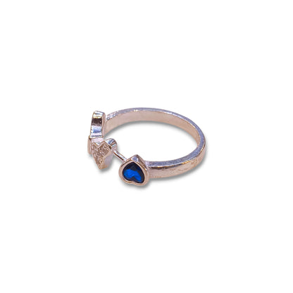 Silver ring latest design for girls