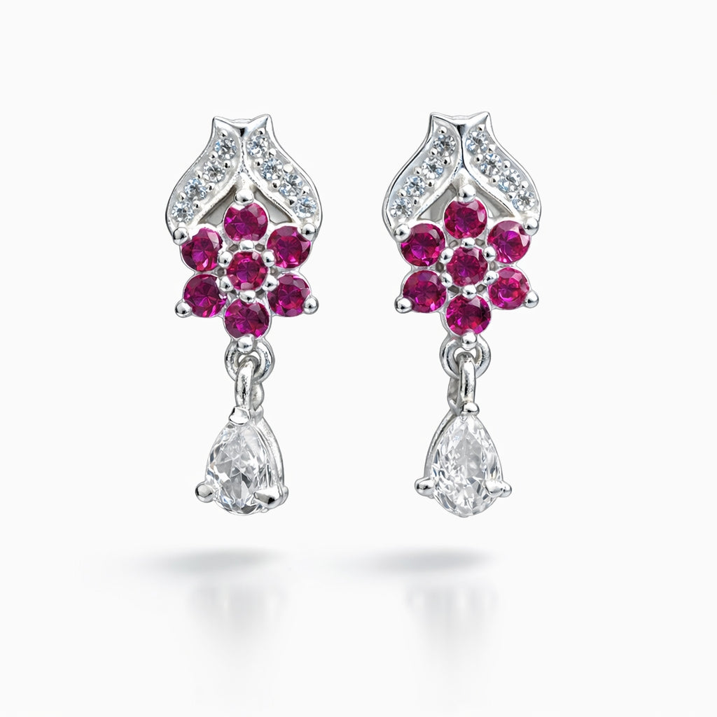 Silver earrings for women by jauhari jewellers