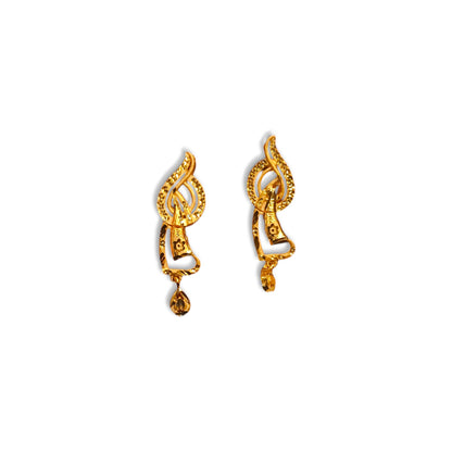 Gold plated earrings