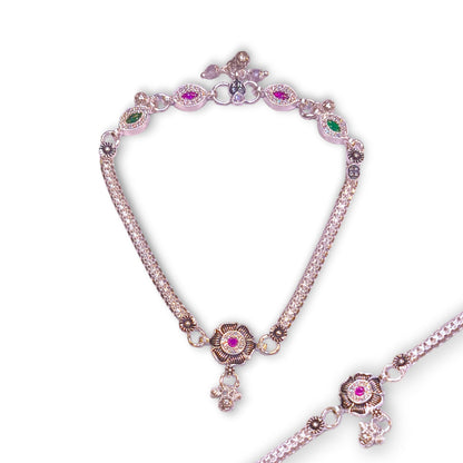Silver anklets for daily use - jauhari jewellers