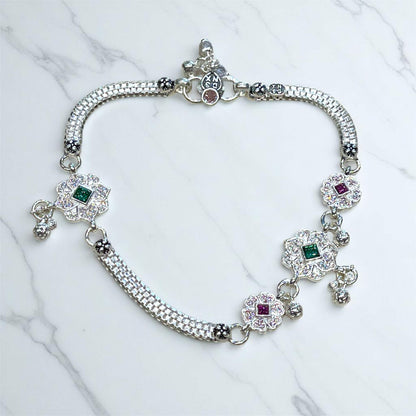 Silver payal for women under 6000