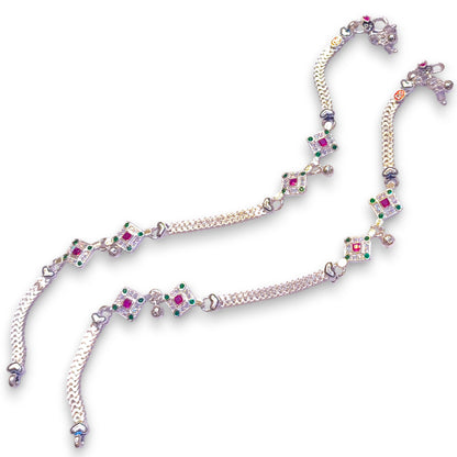Silver payal under 5000