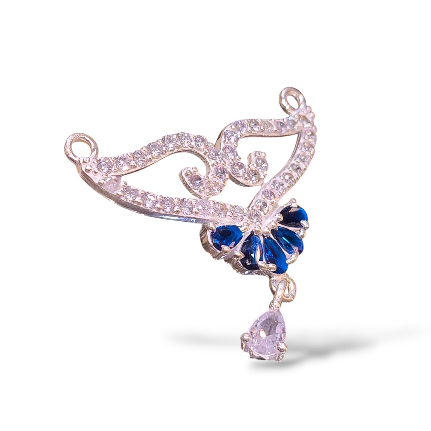 Silver mangalsutra pendant