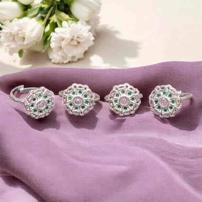Silver Toe rings for women