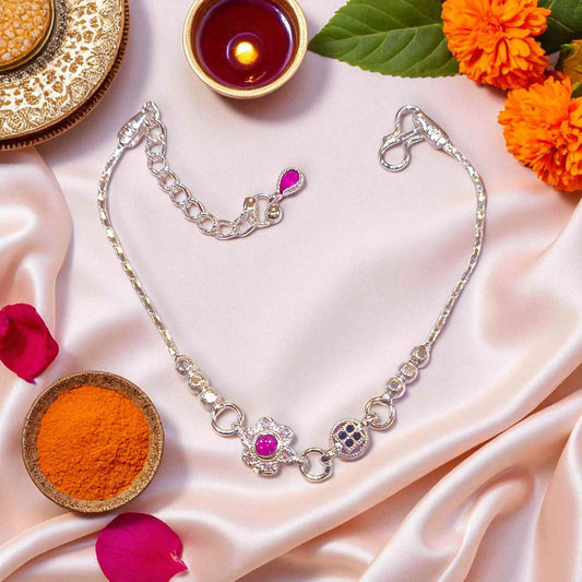 Silver rakhi for brother