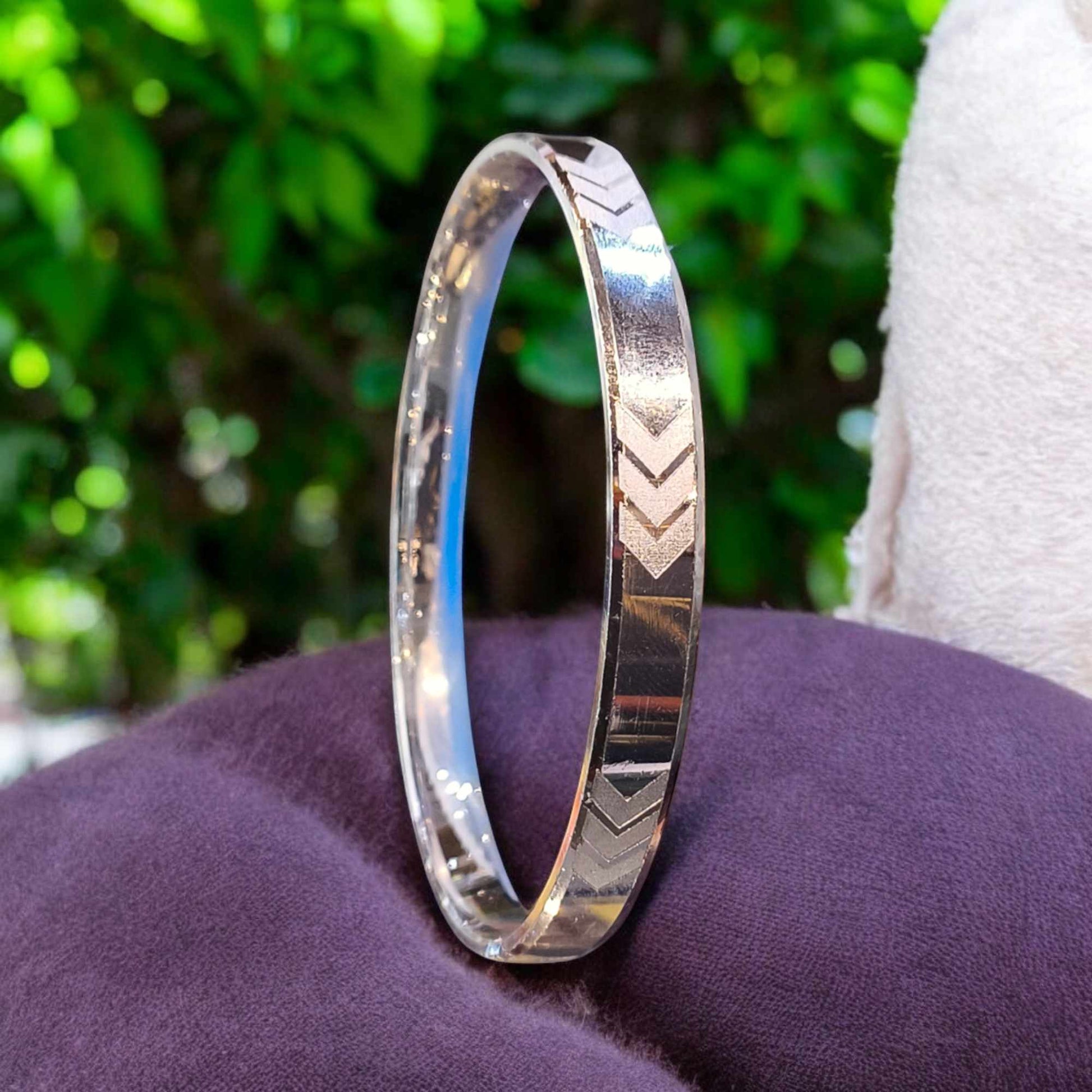Silver kada for men - jauhari jewellers