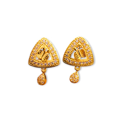 One gram gold earrings