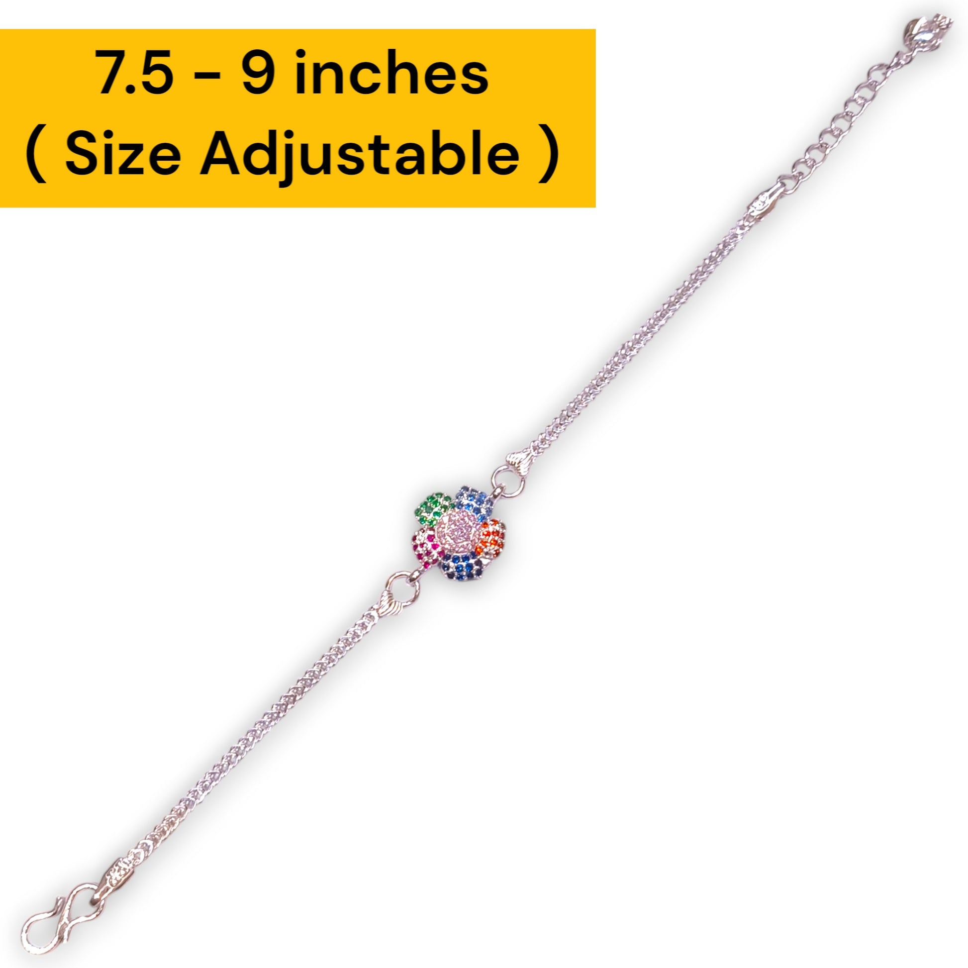 Silver rakhi for brother 