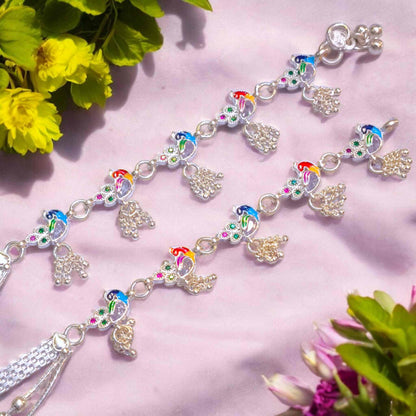 Fancy peacock design payal