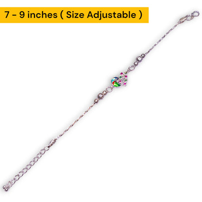 Silver rakhi for Raksha bandhan 