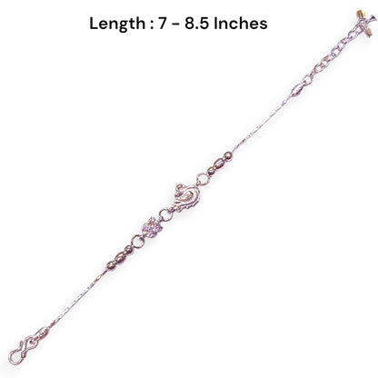 Silver girls rakhi