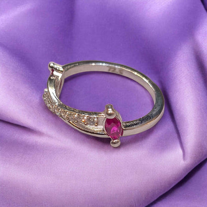 Silver ring for girls - jauhari jewellers
