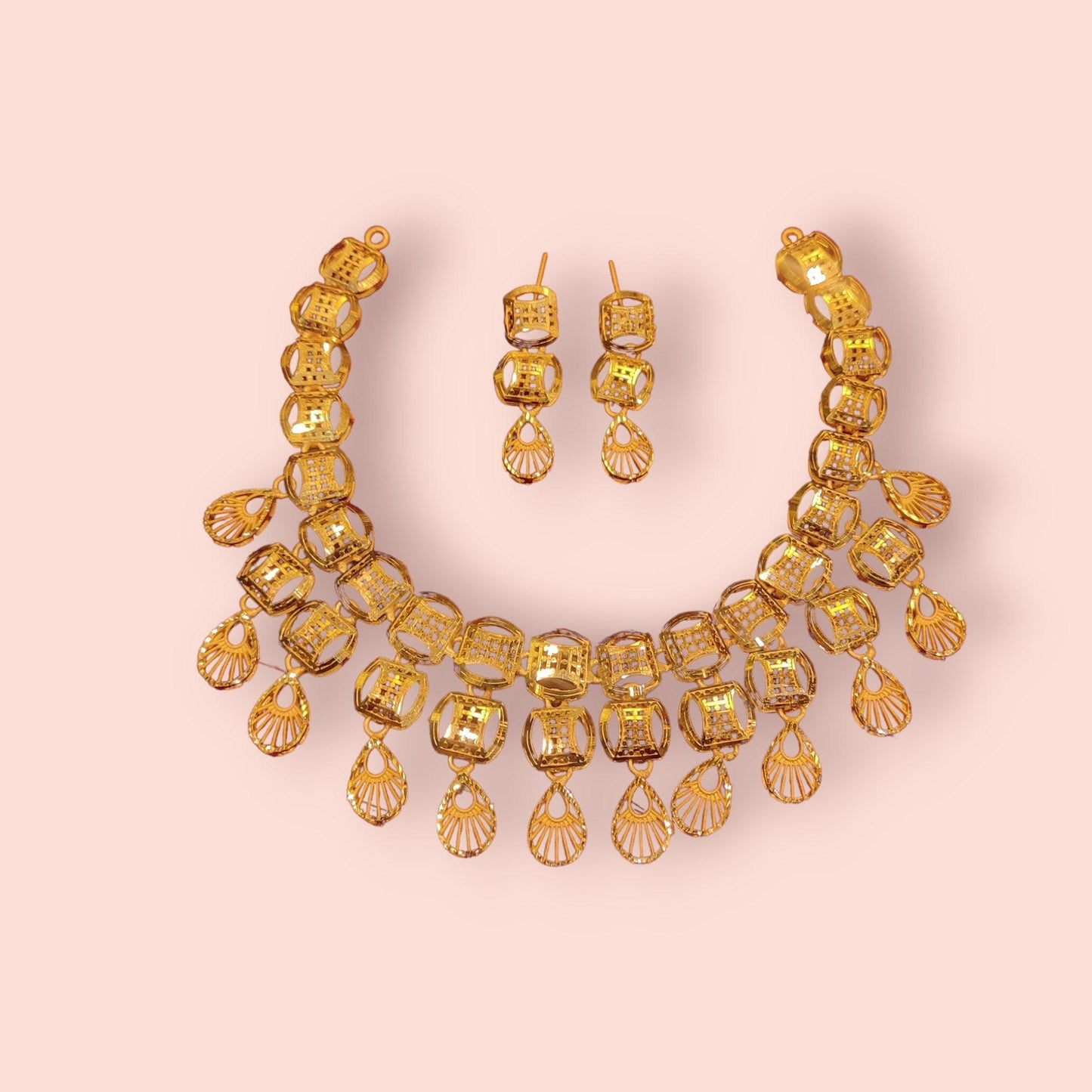 One Gram Gold Necklace Set - Jauhari Jewellers