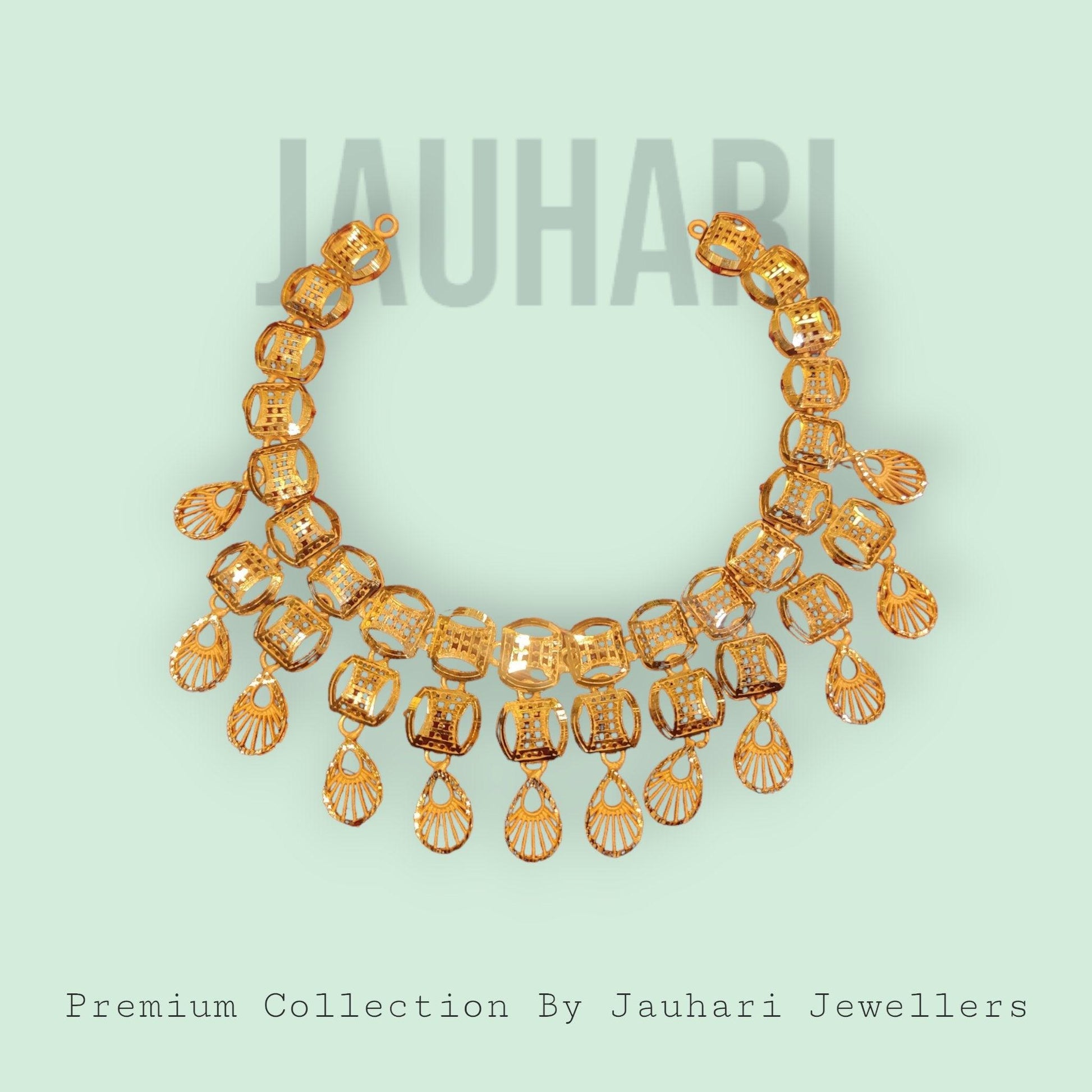 One Gram Gold Necklace Set - Jauhari Jewellers