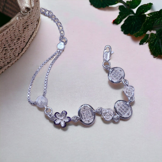 Premium Silver Bracelet for Women - Jauhari Jewellers