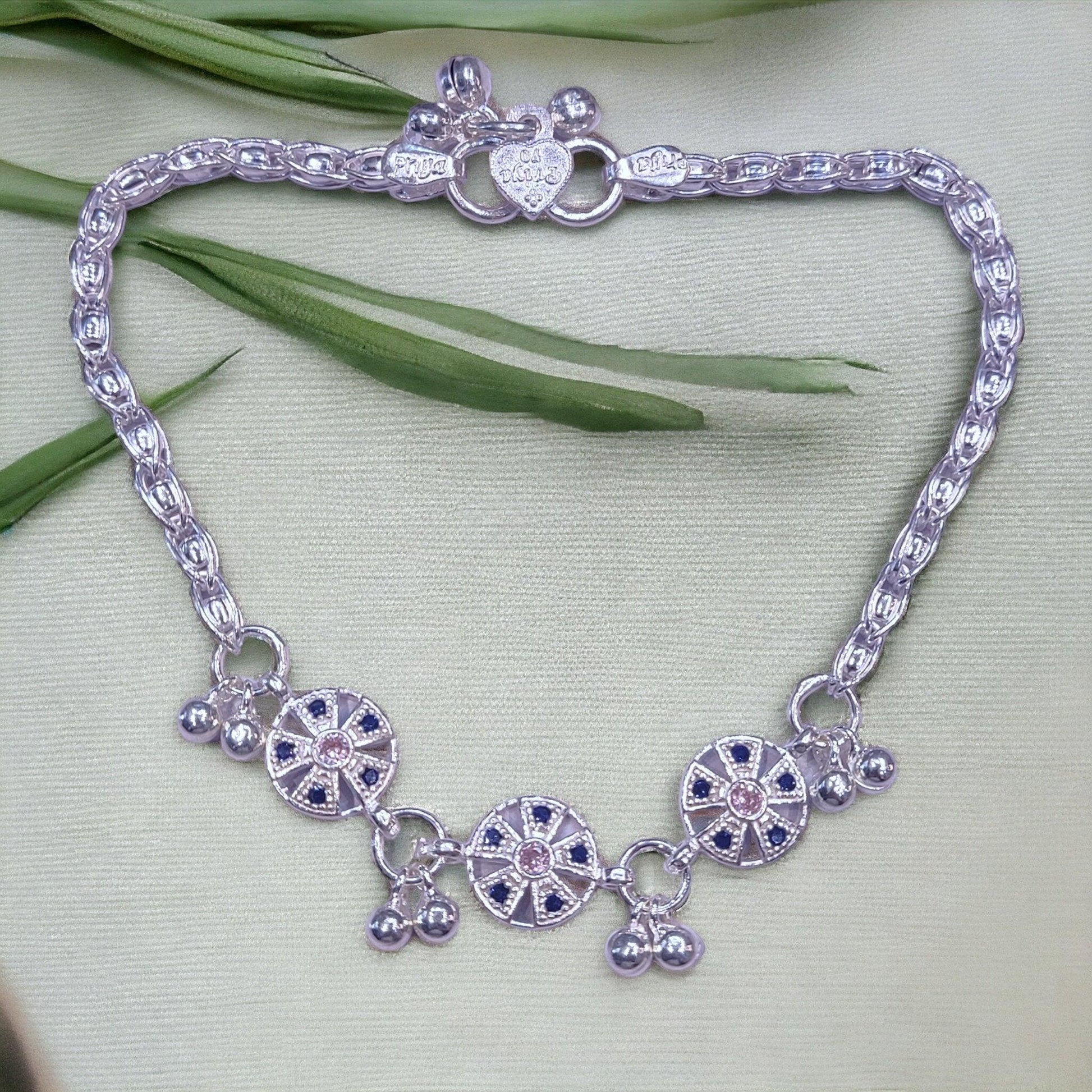 Fancy silver payal by jauhari jewellers